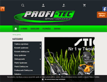 Tablet Screenshot of profi-tec.pl